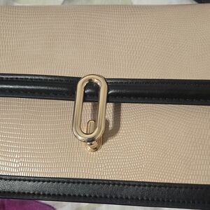 Elegant Black and Tan Women's Bag